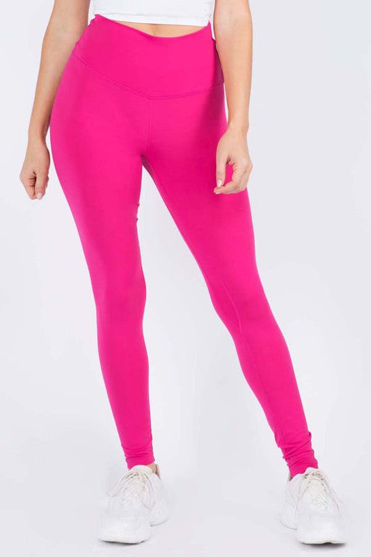 Yelete Women's High Rise Casual Leggings