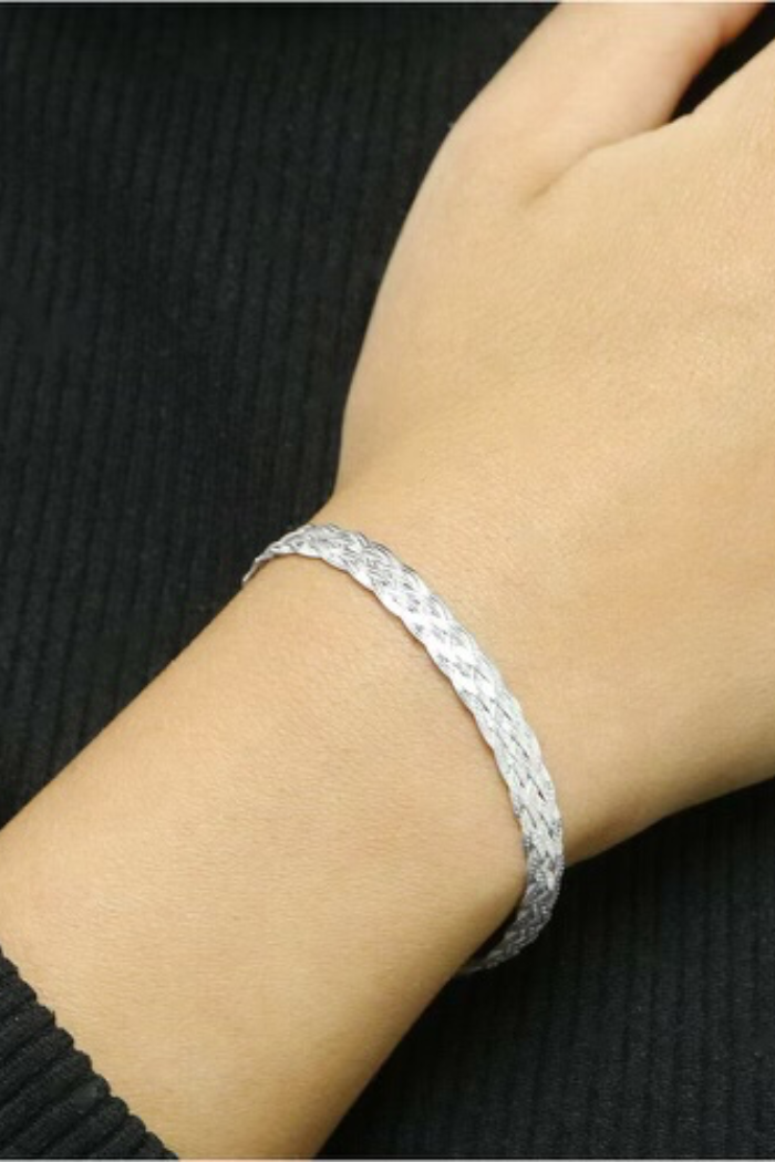 Sterling Braided Bracelet