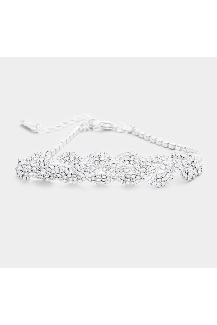 Leaf Crystal Bracelet