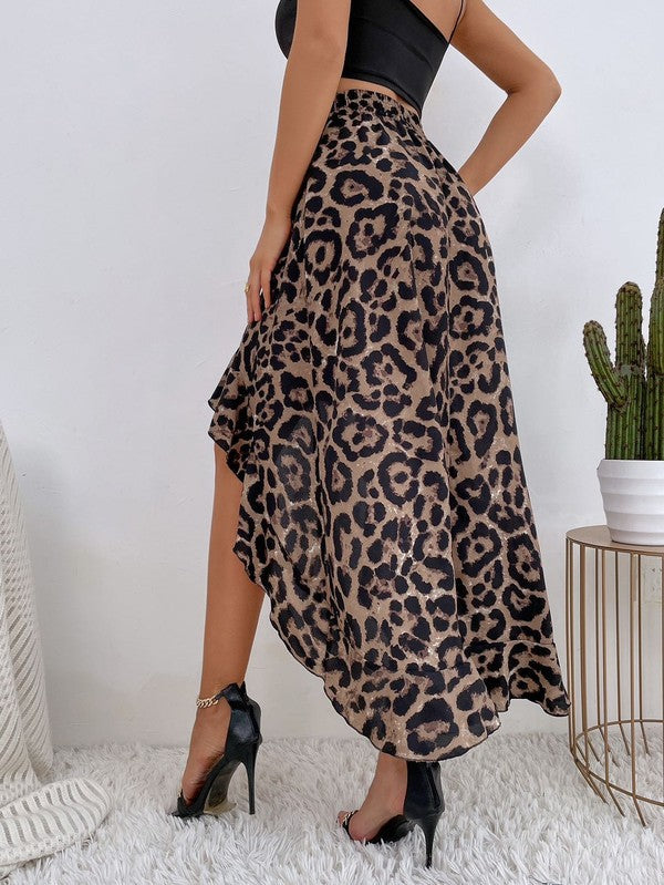 Miss Sparkling |High Low Ruffle Skirt