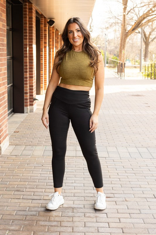 Julia Rose - Tummy Control Full Length Leggings with Pockets