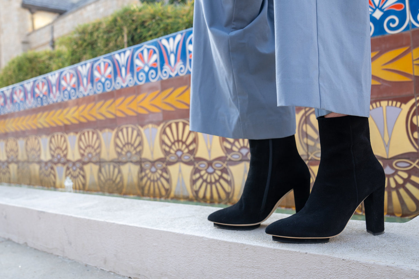 Teresa Suede Ankle Bootie