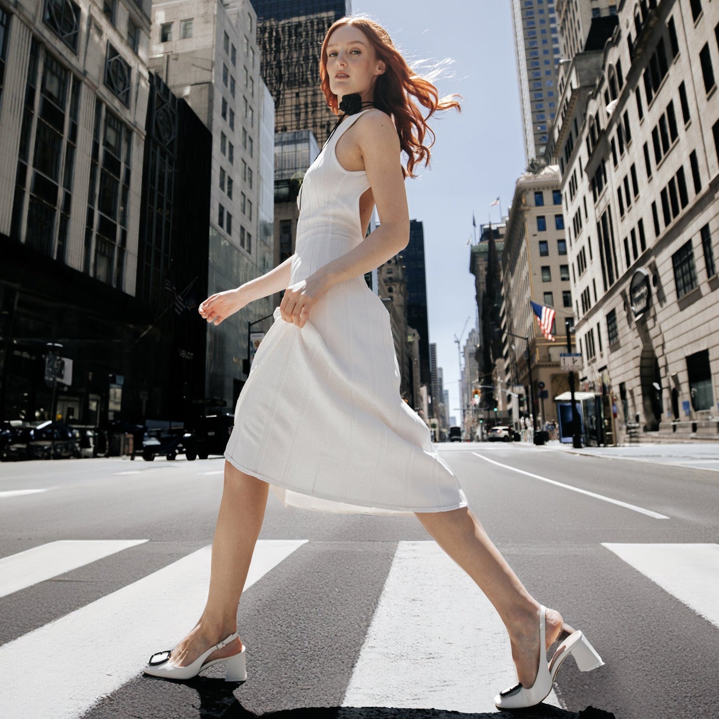 Duchess Slingback Leather Pump