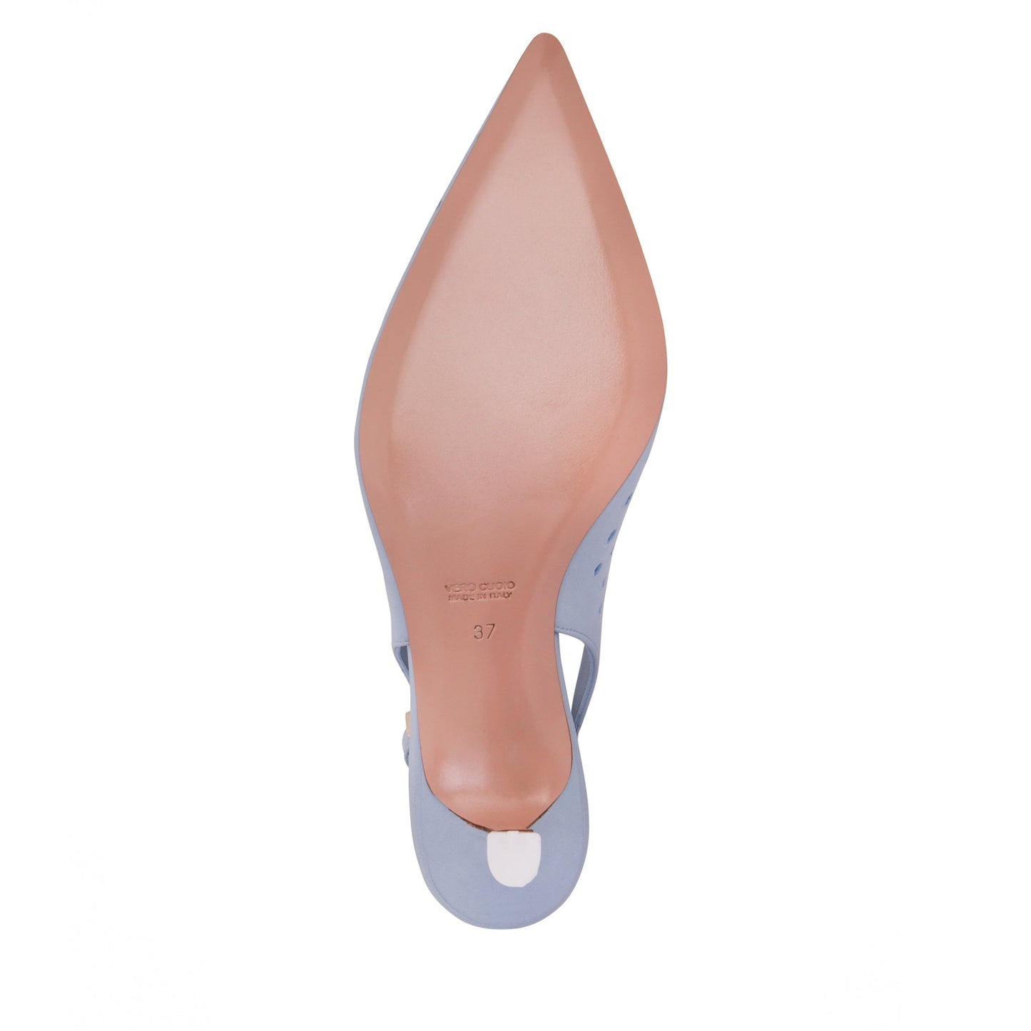 Flynn Kitten Heel Leather Slingback