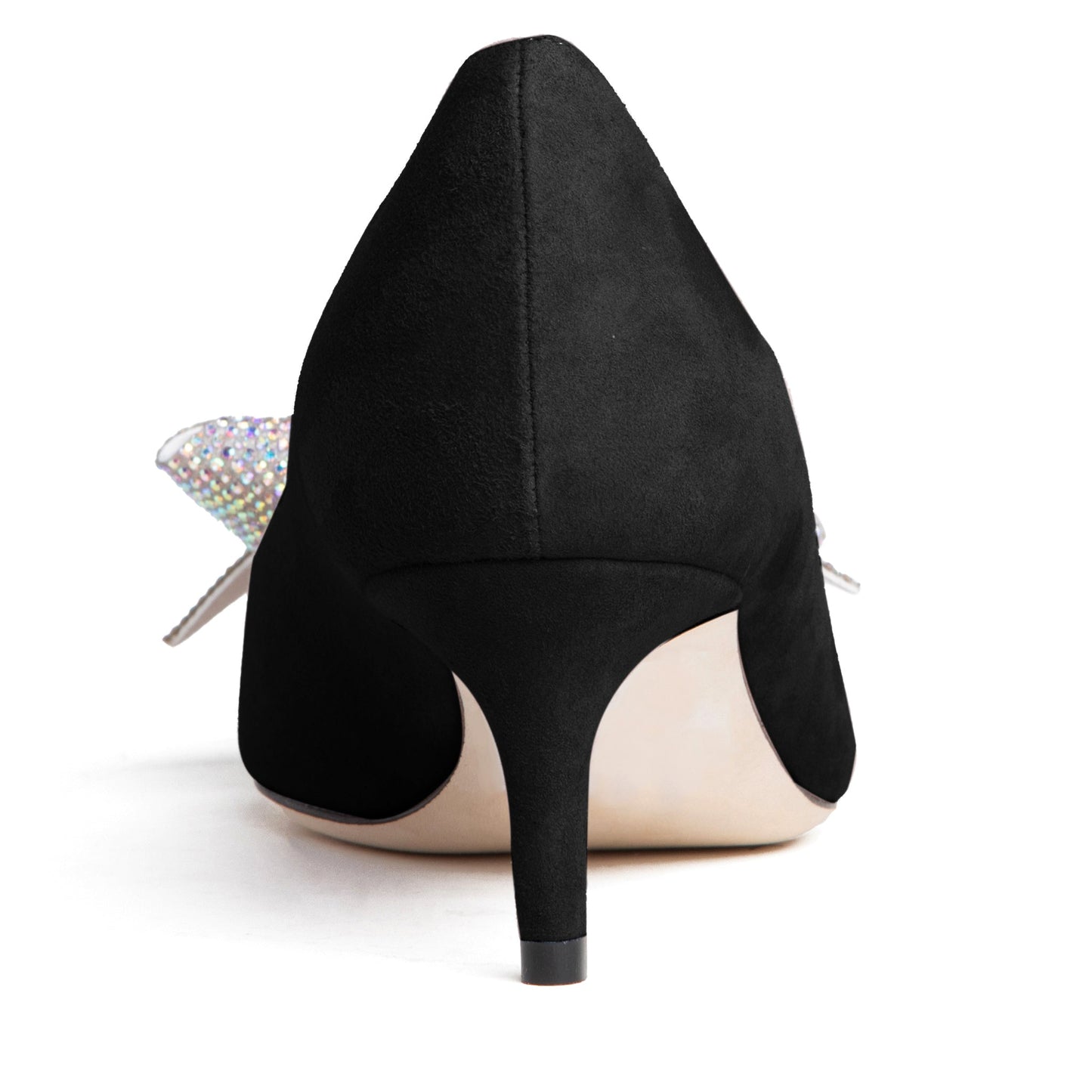 Frida Kitten Heel Suede Pump
