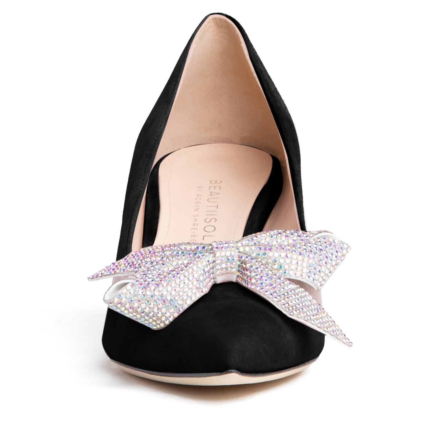 Frida Kitten Heel Suede Pump