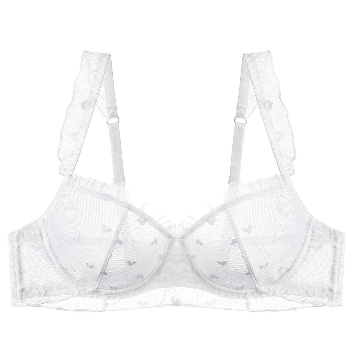 French Style Lace Minimizer Bra with Side Support For Large Chests, Upper East Side, BYMANYC New York.