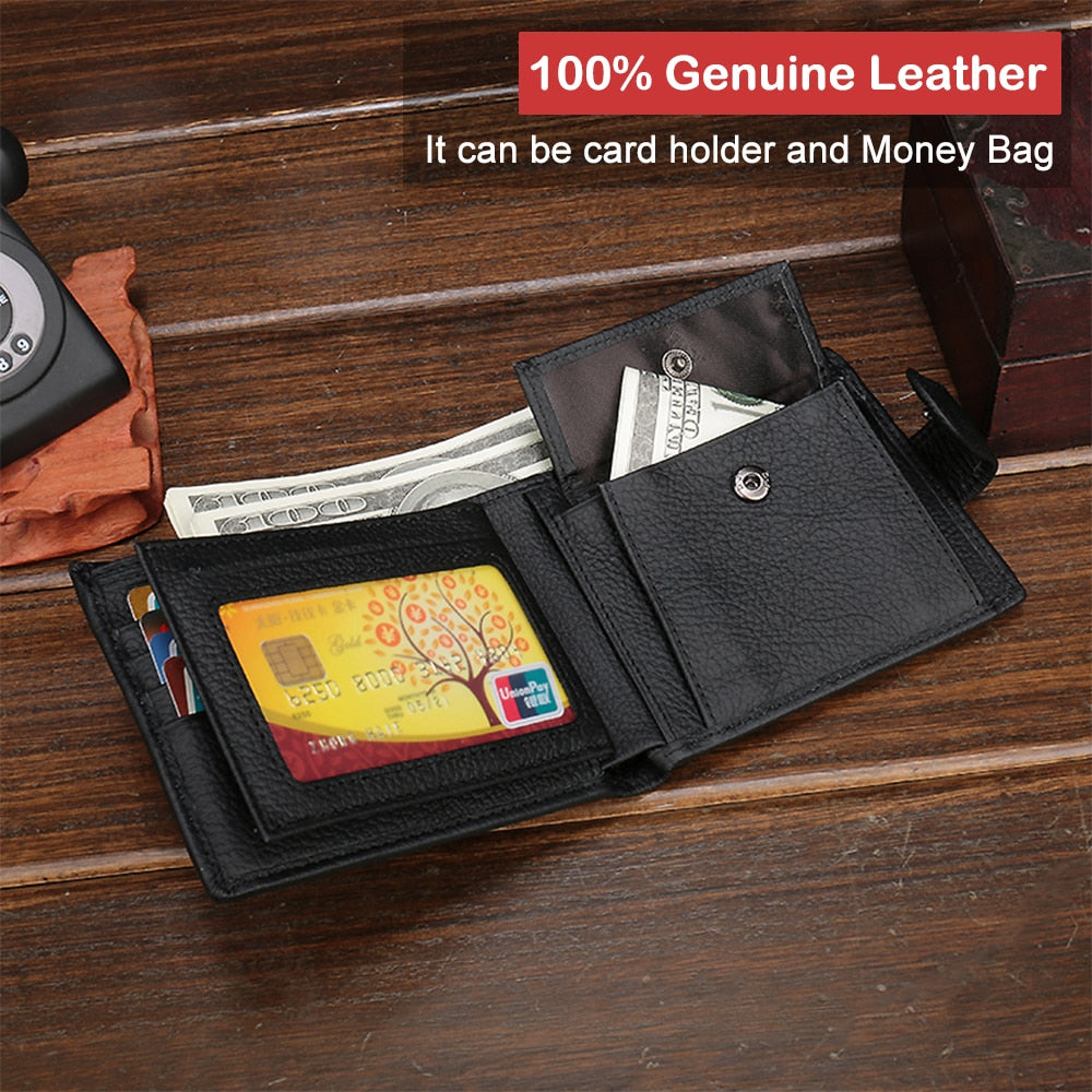 Genuine Leather Cow Hide Wallet