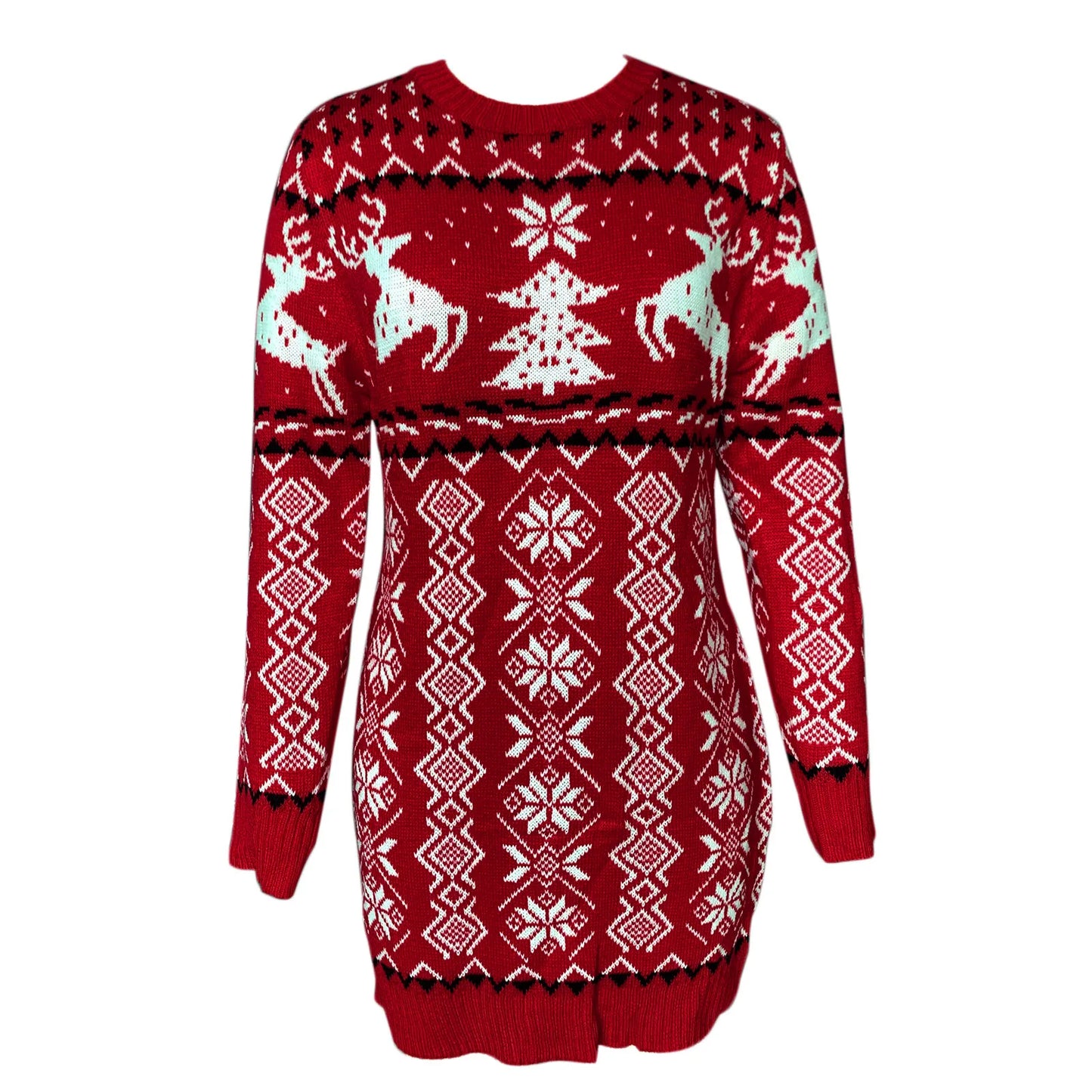 Christmas Sweater Dress S-2XL