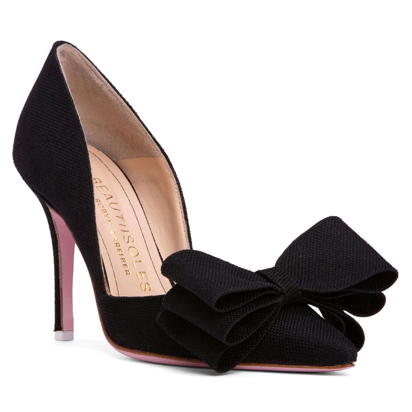 Oxsana Leather & Linen Pump