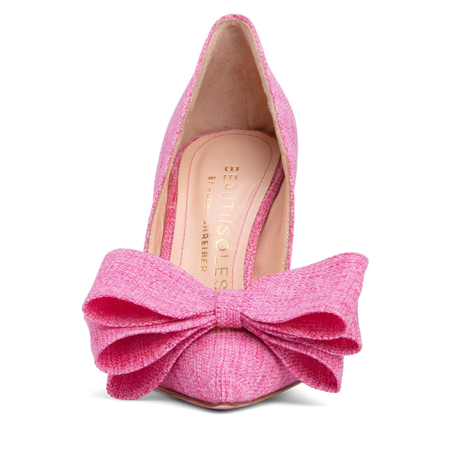 Oxsana Leather & Linen Pump