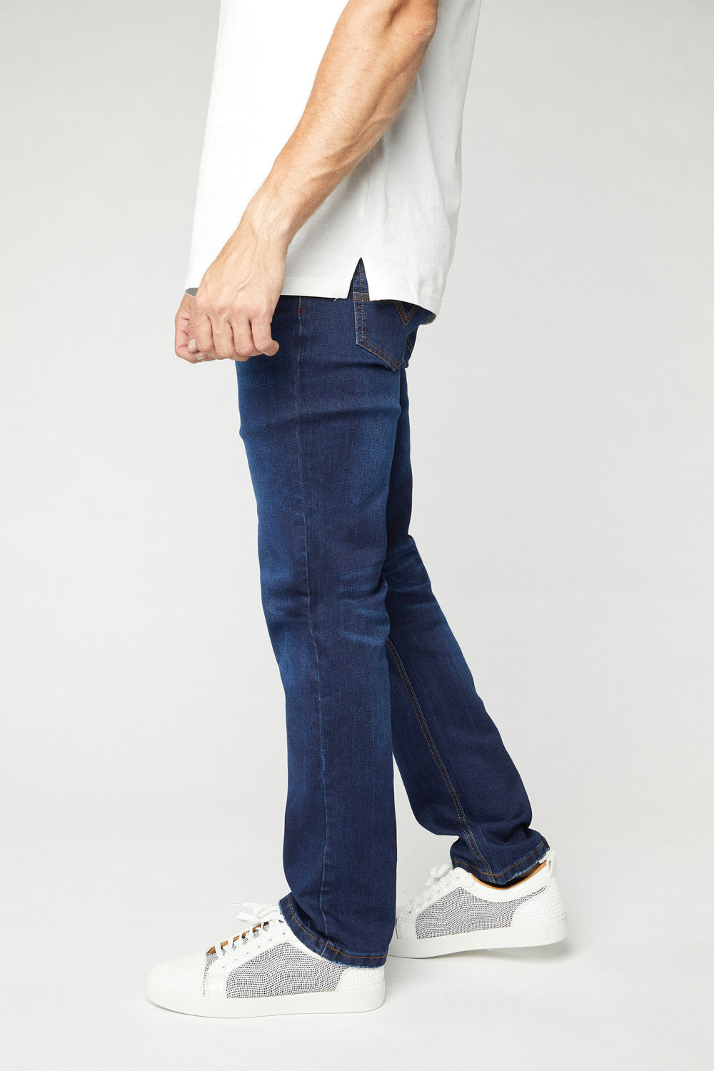 Men's Dark Blue Slim Stretch Jeans