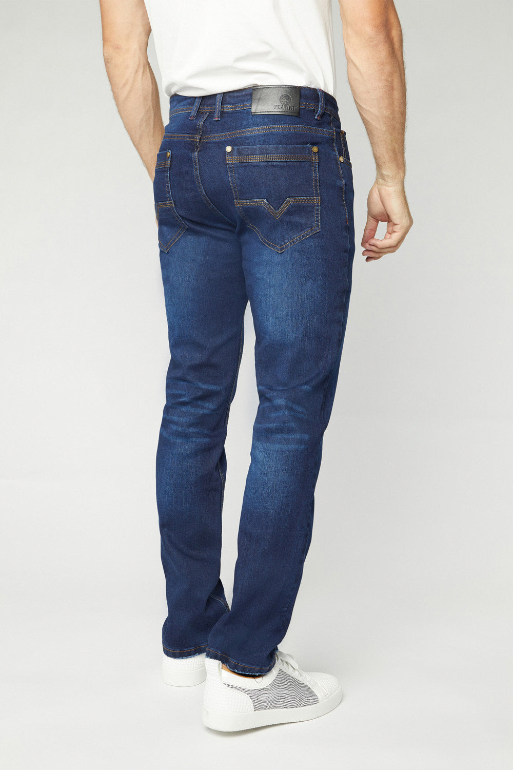 Men's Dark Blue Slim Stretch Jeans