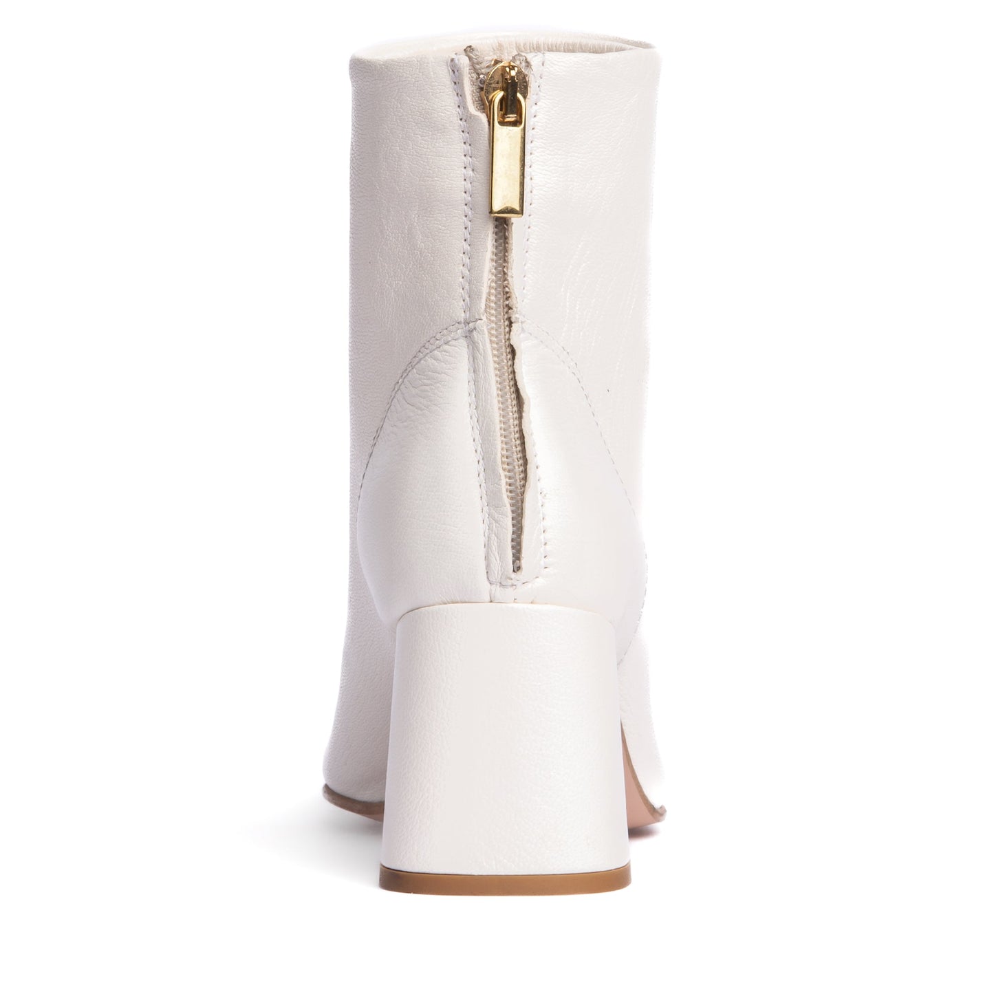 Ruby Crinkled Leather Ankle Bootie