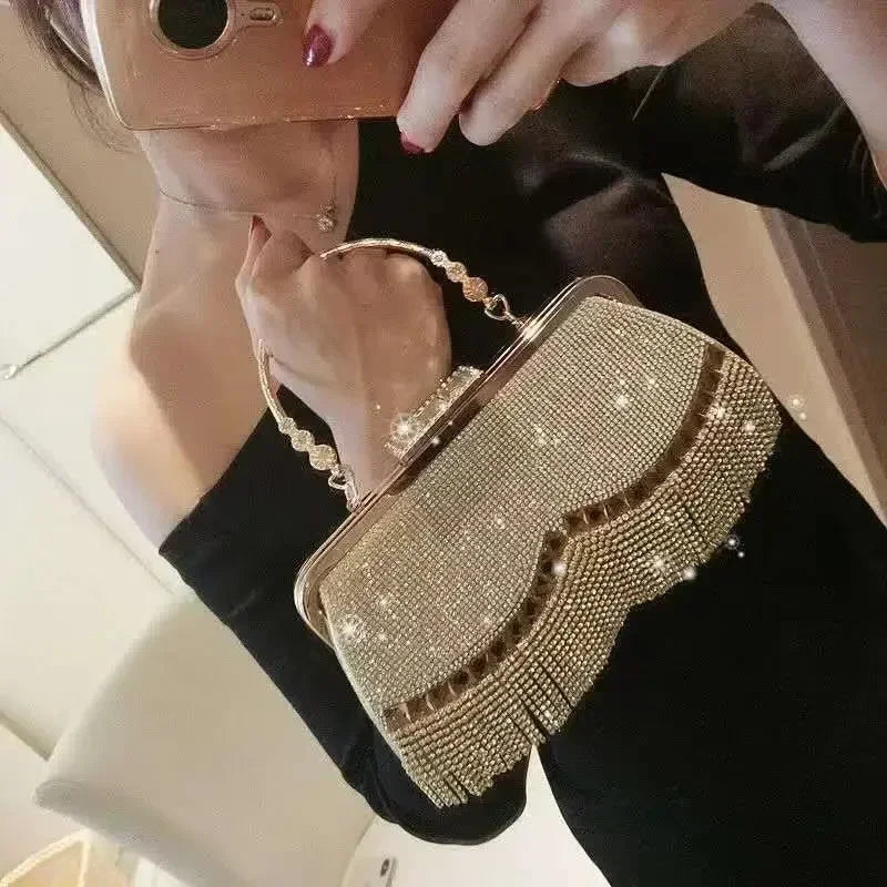 Women's Diamond Clutch, Handbag