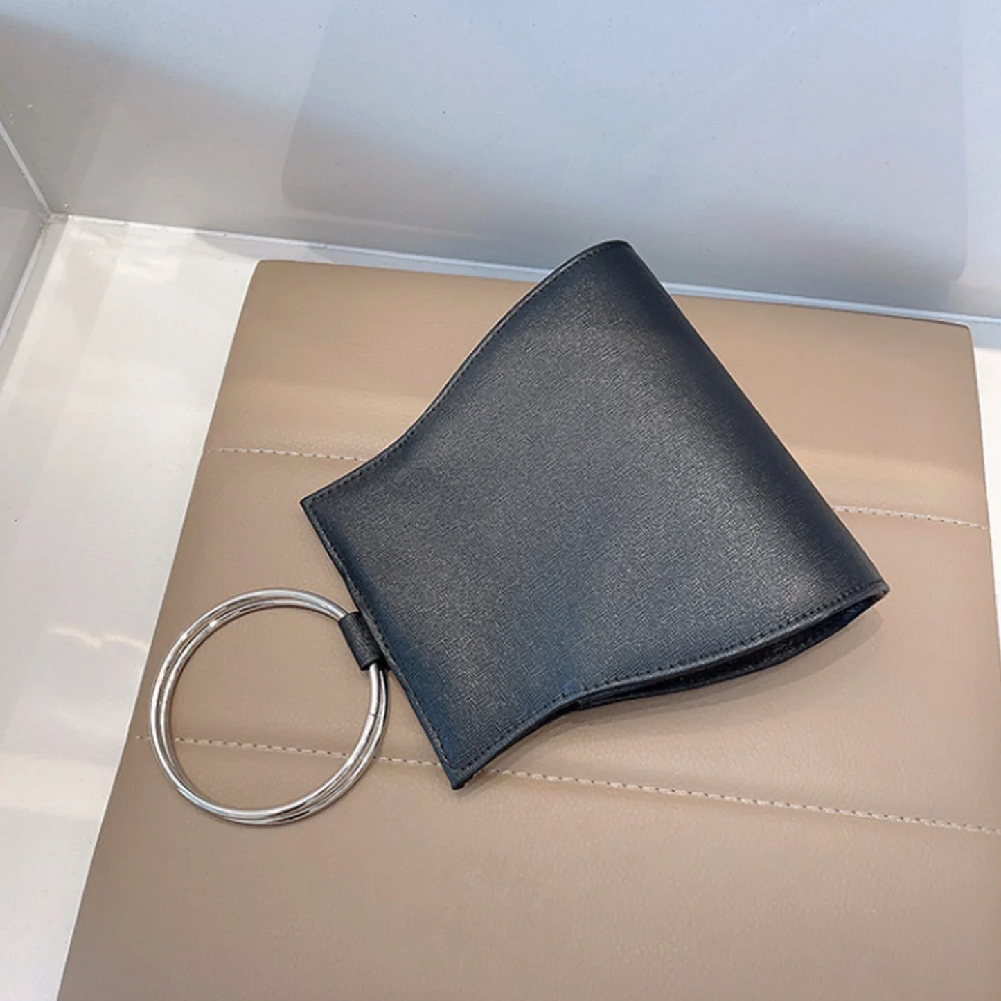 Woman Evening Clutch, Purse Circular Handle Luxury Ladies Handbags