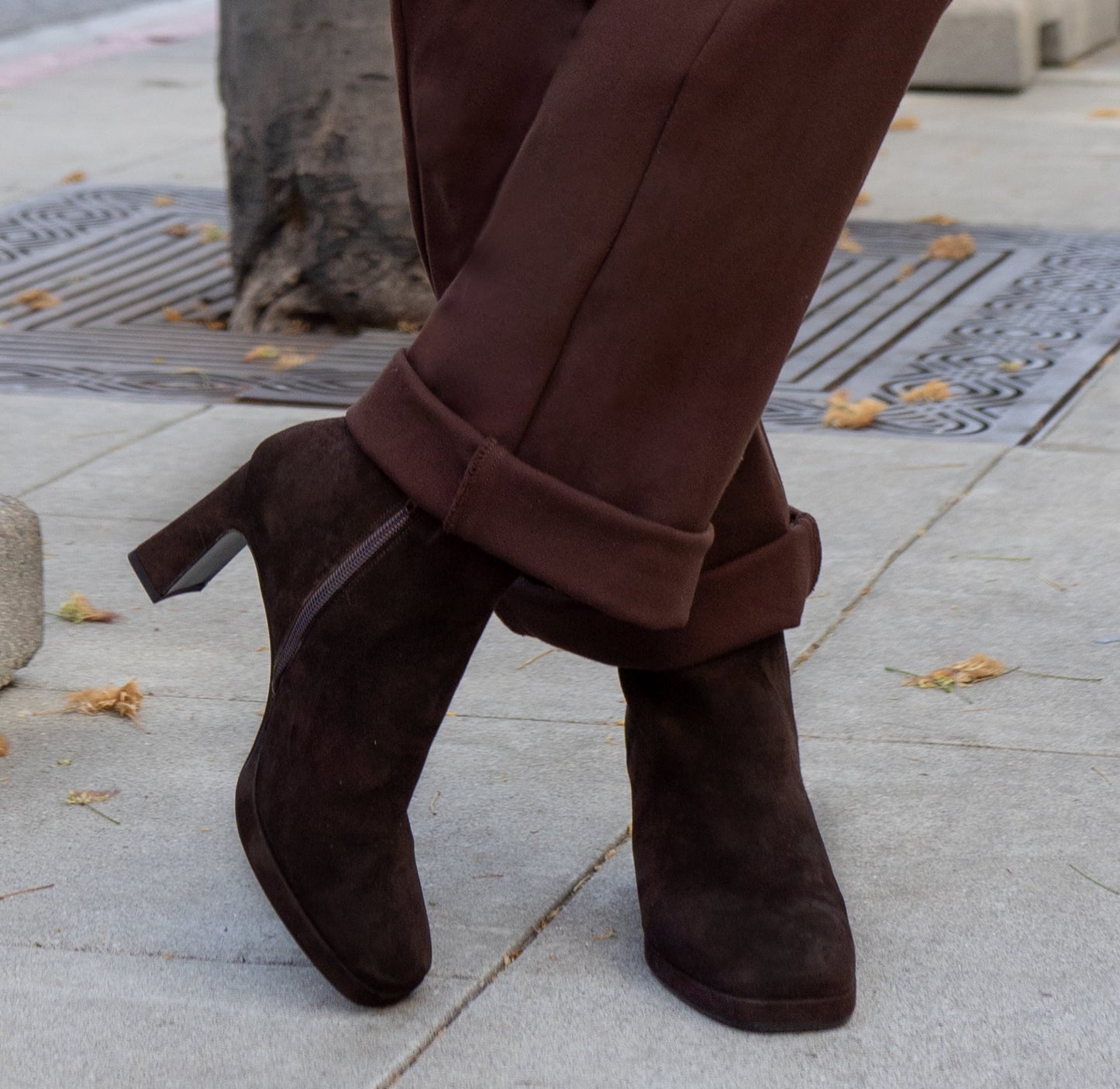Scottie Ankle Suede Platform Bootie