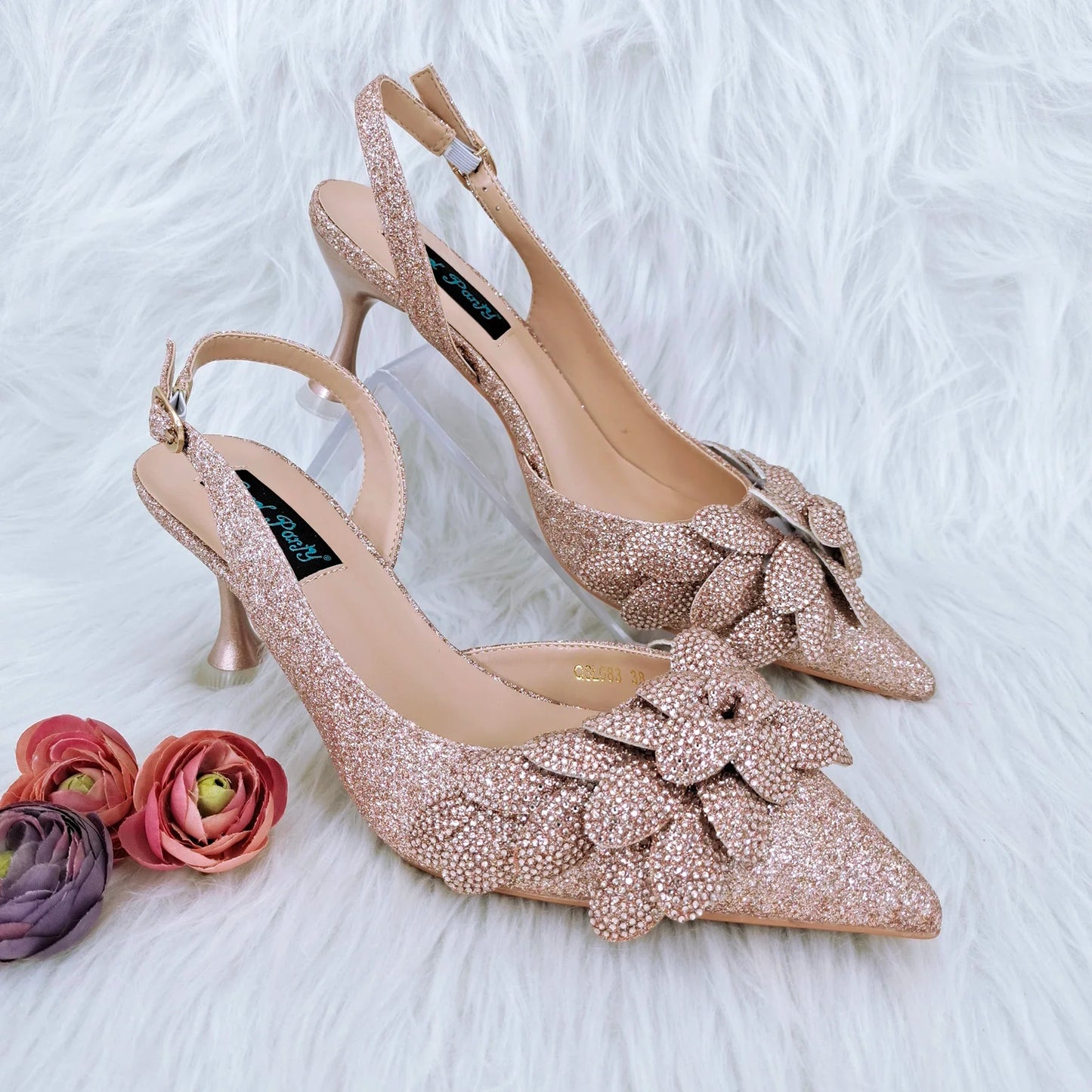 Handmade Fuchsia Bag and Shoes Set – Elegant Party Edition