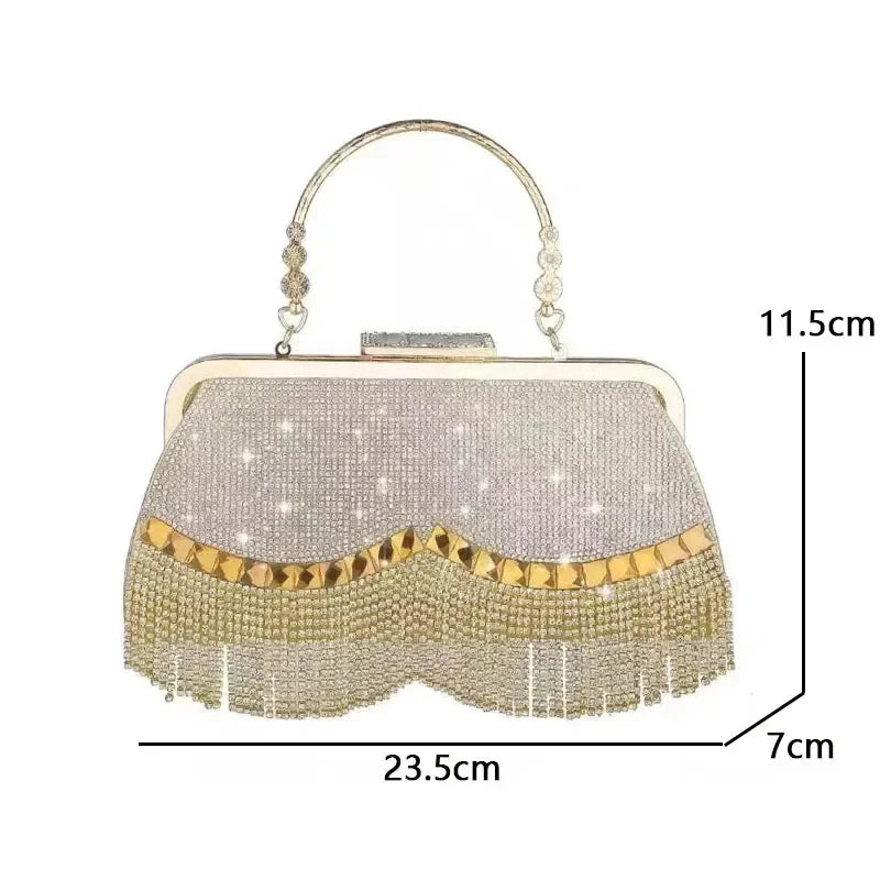 Women's Diamond Clutch, Handbag