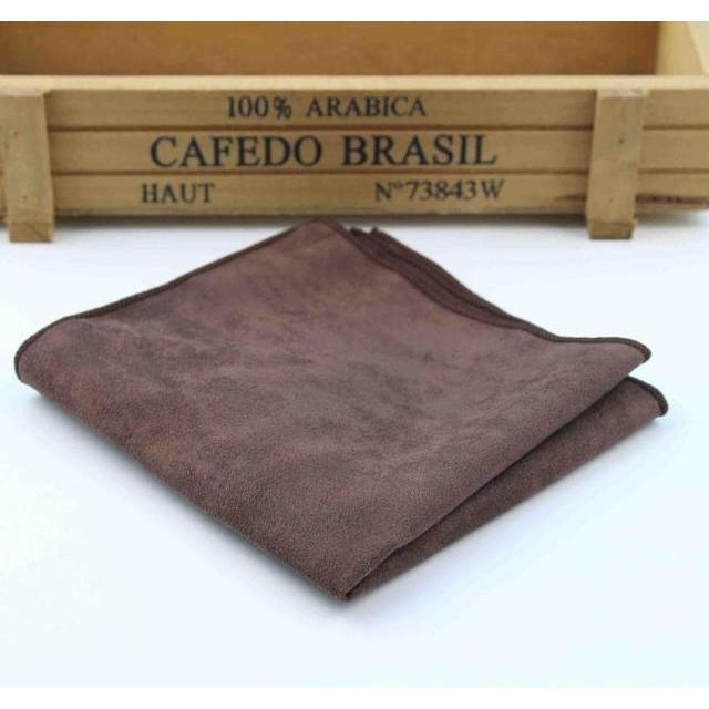 Suede Collection Pocket Squares - 10 Colors