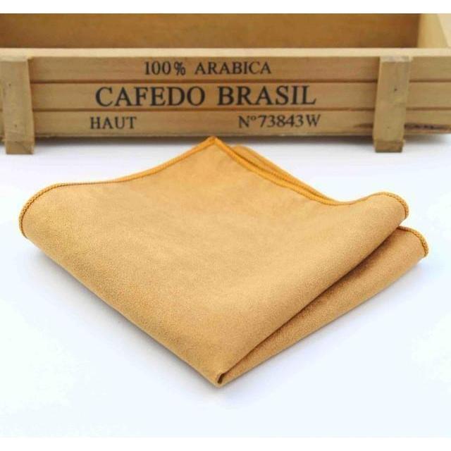 Suede Collection Pocket Squares - 10 Colors