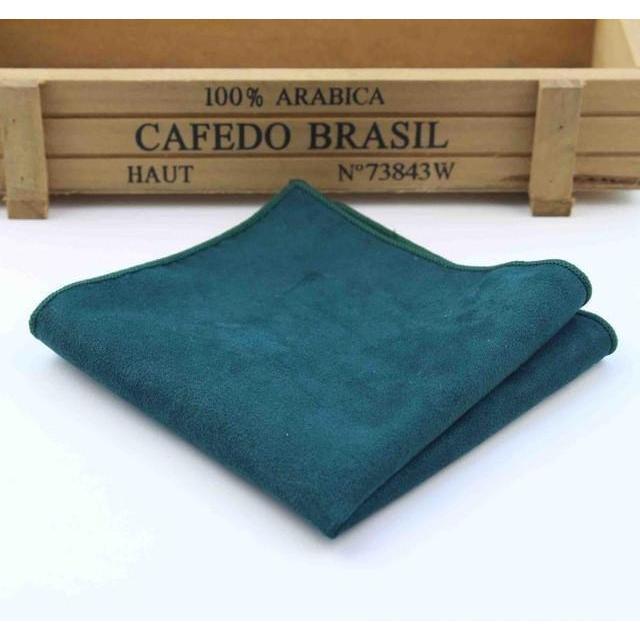 Suede Collection Pocket Squares - 10 Colors