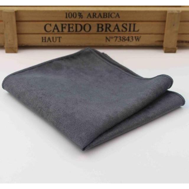 Suede Collection Pocket Squares - 10 Colors