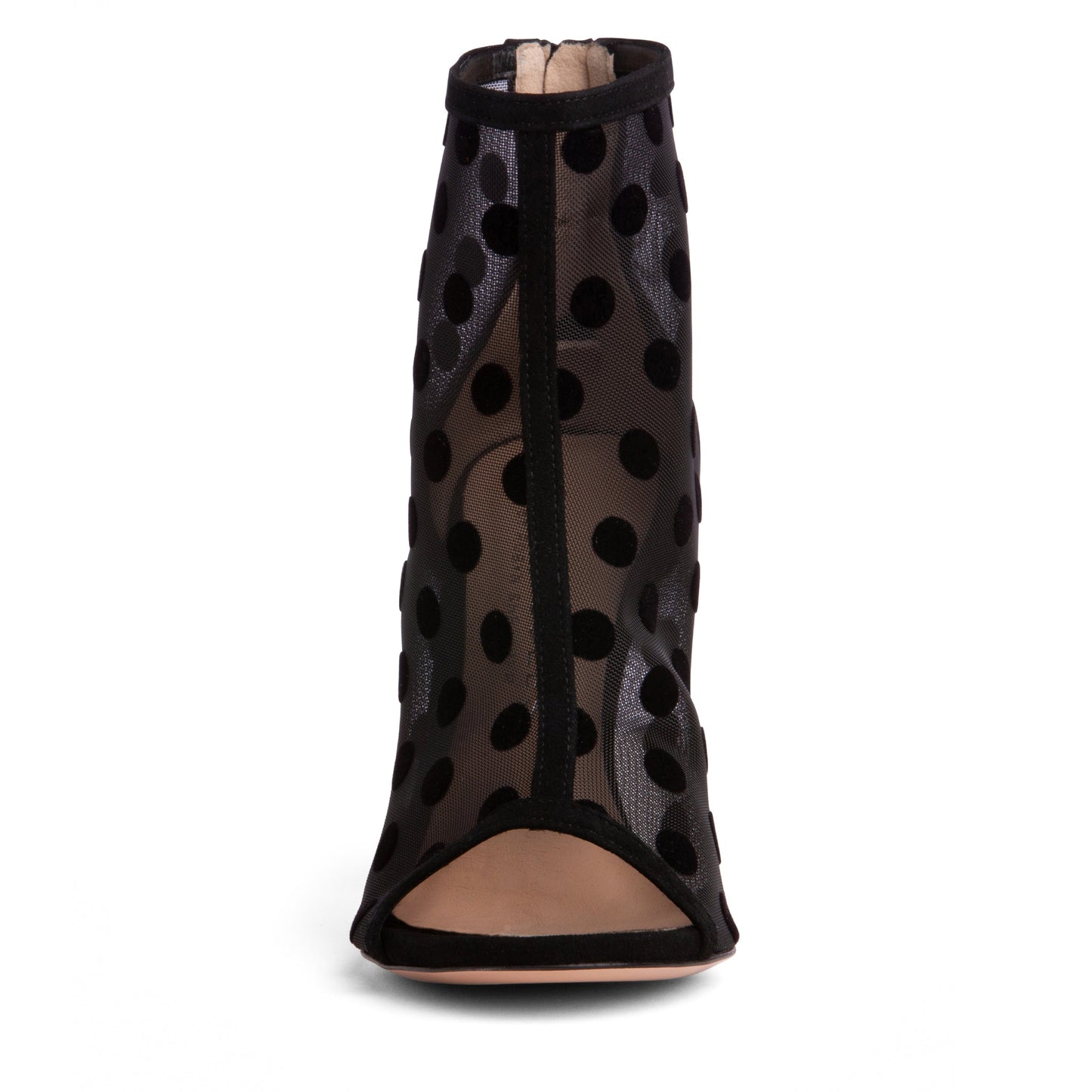 Tatiana Mesh Polka Dots Bootie