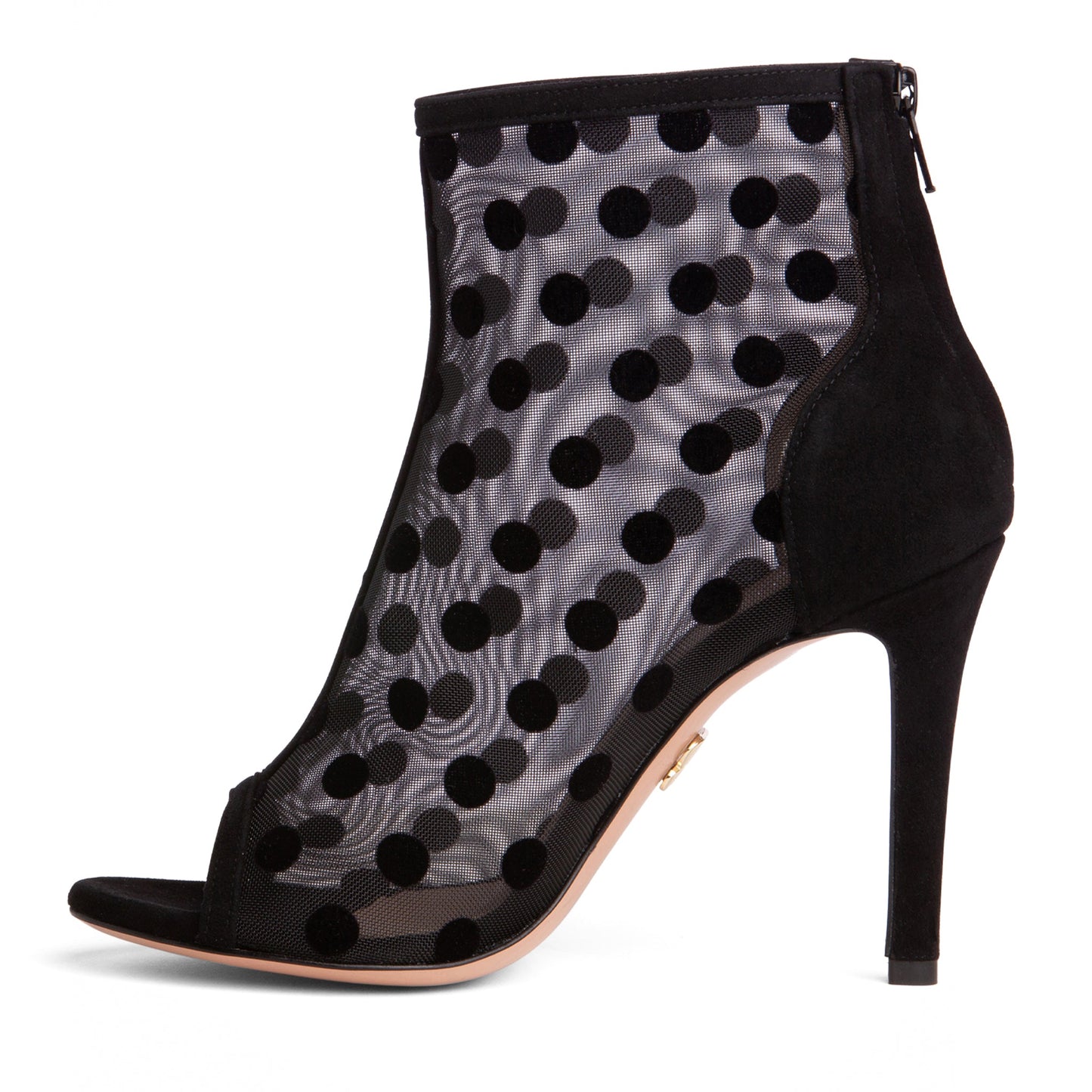 Tatiana Mesh Polka Dots Bootie