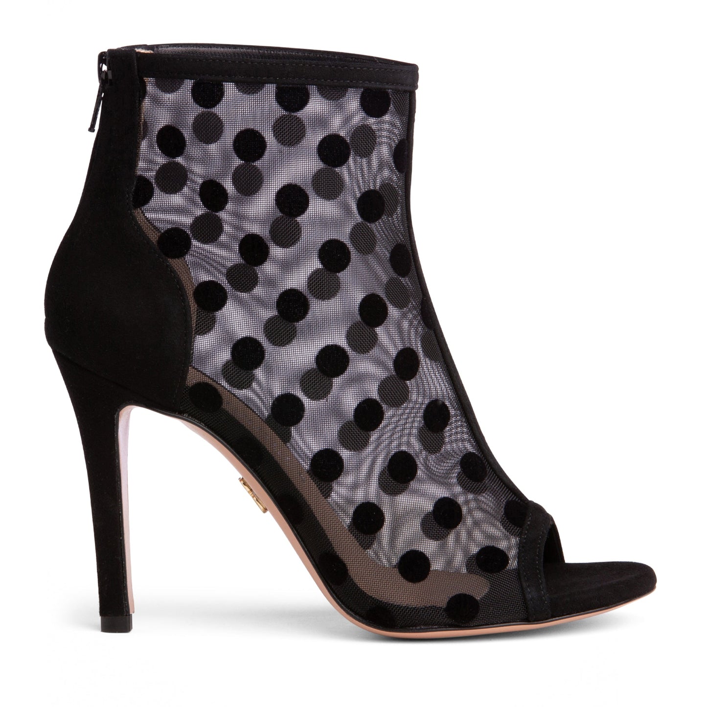 Tatiana Mesh Polka Dots Bootie