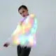 Women Faux Fur LED Jacket