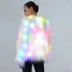 Women Faux Fur LED Jacket