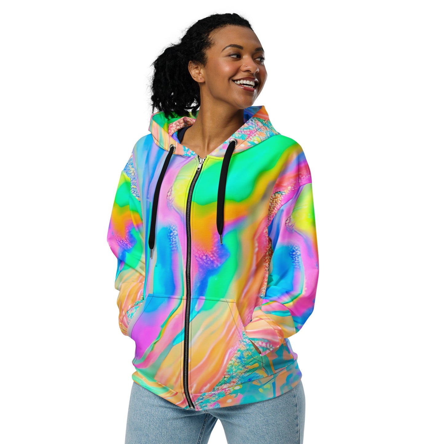 Eco-Friendly Unisex Zip Hoodie