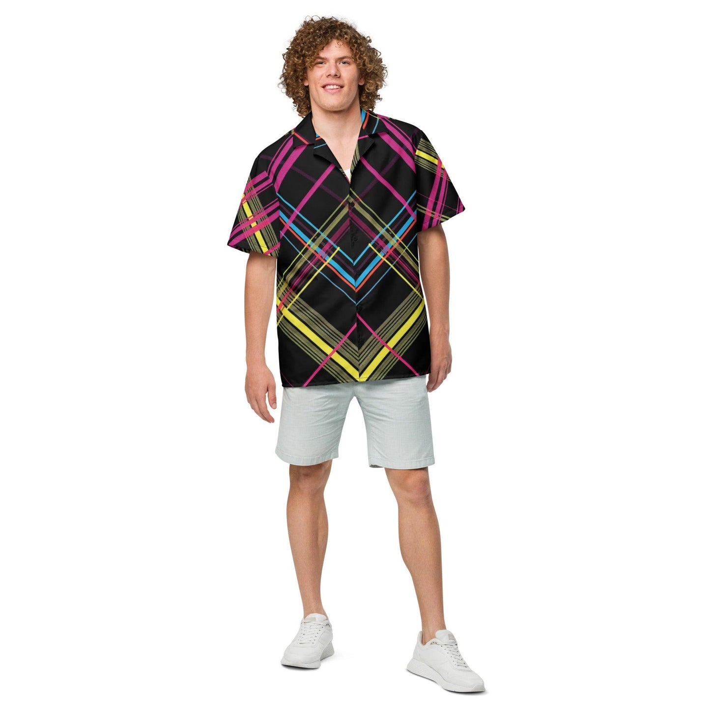 Festival Plaid Button Shirt