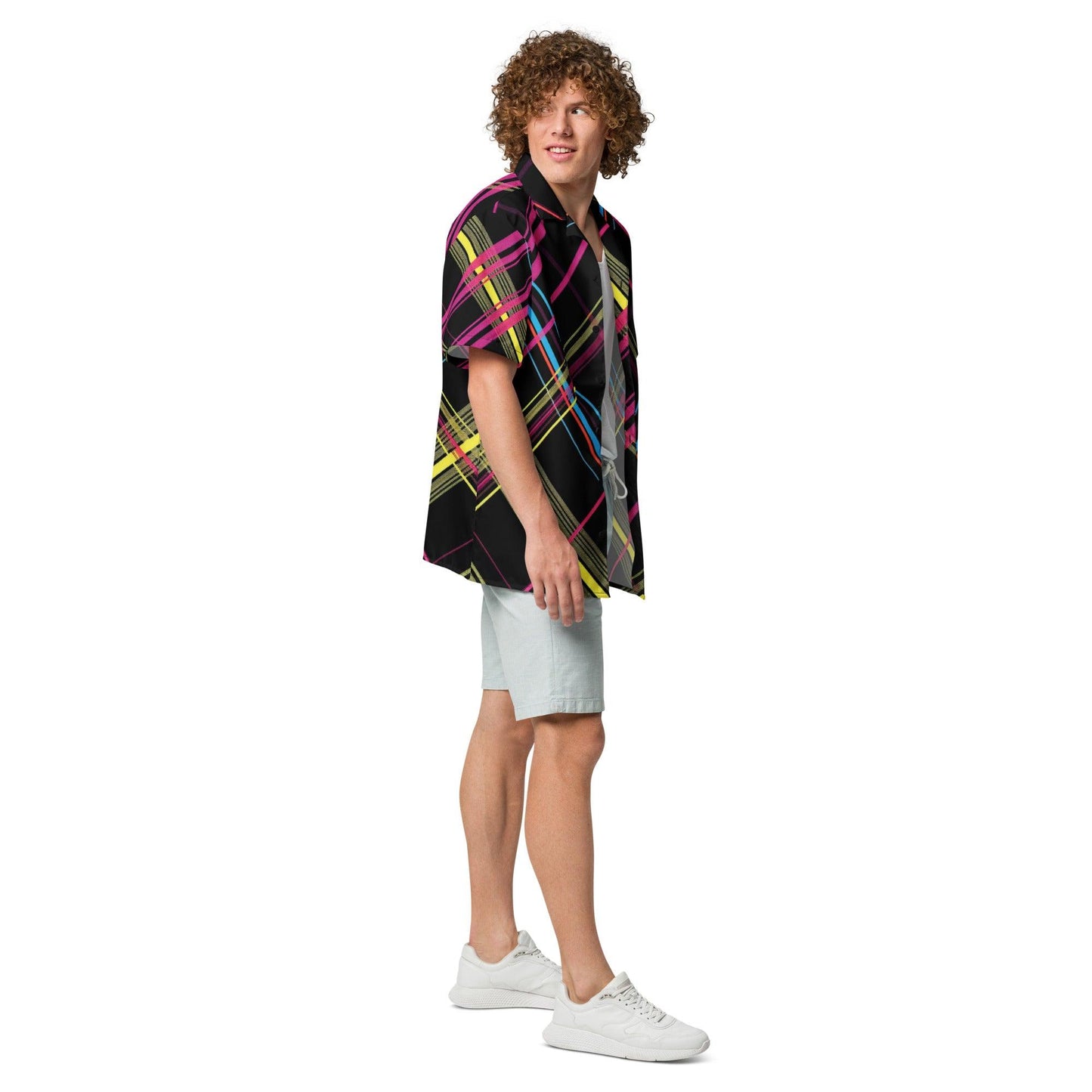 Festival Plaid Button Shirt