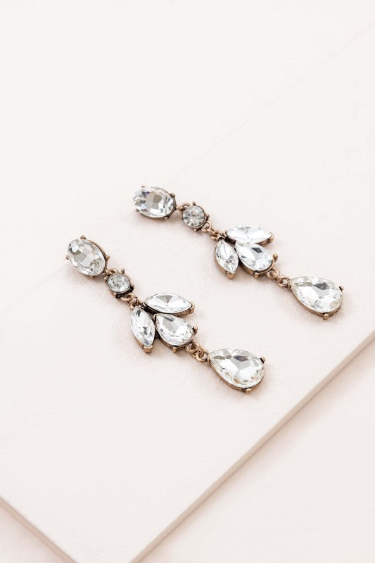 Esmerelda Dangle Earrings | Crystal