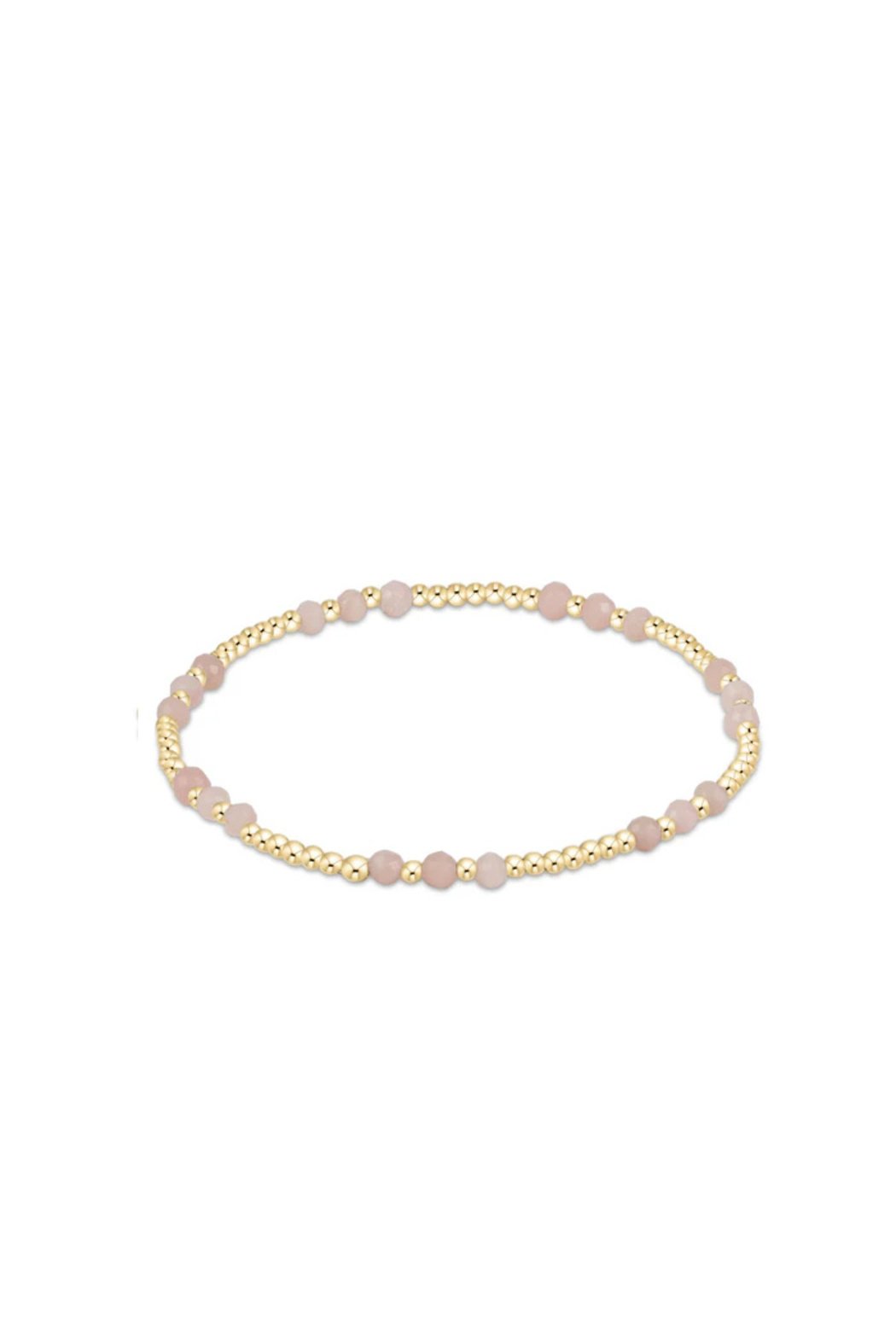 Gold Joy Gemstone 3MM Bead Bracelet