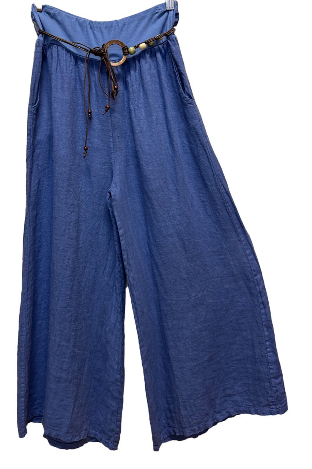 Italian Linen Pants Rope Detail
