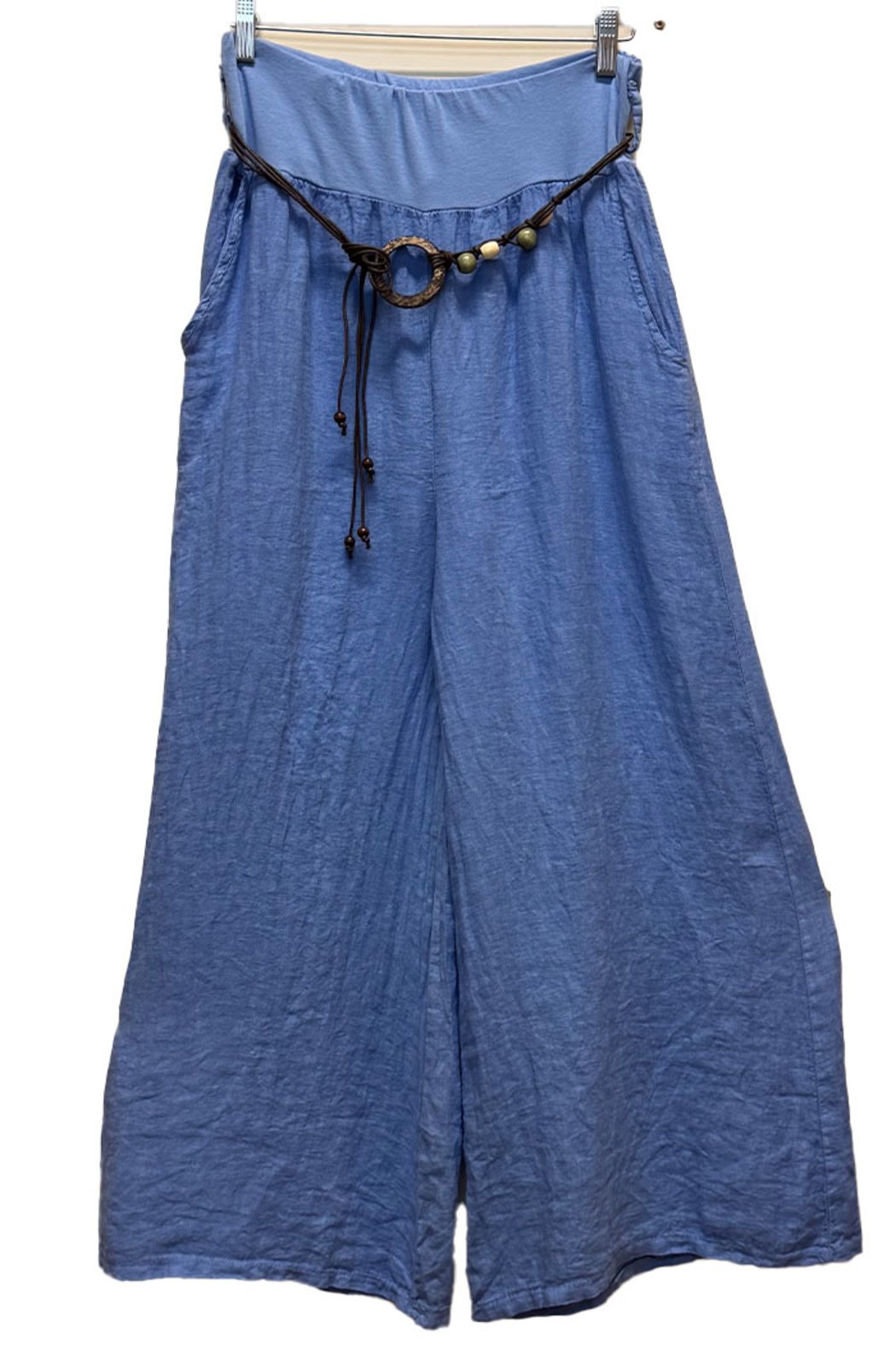 Italian Linen Pants Rope Detail