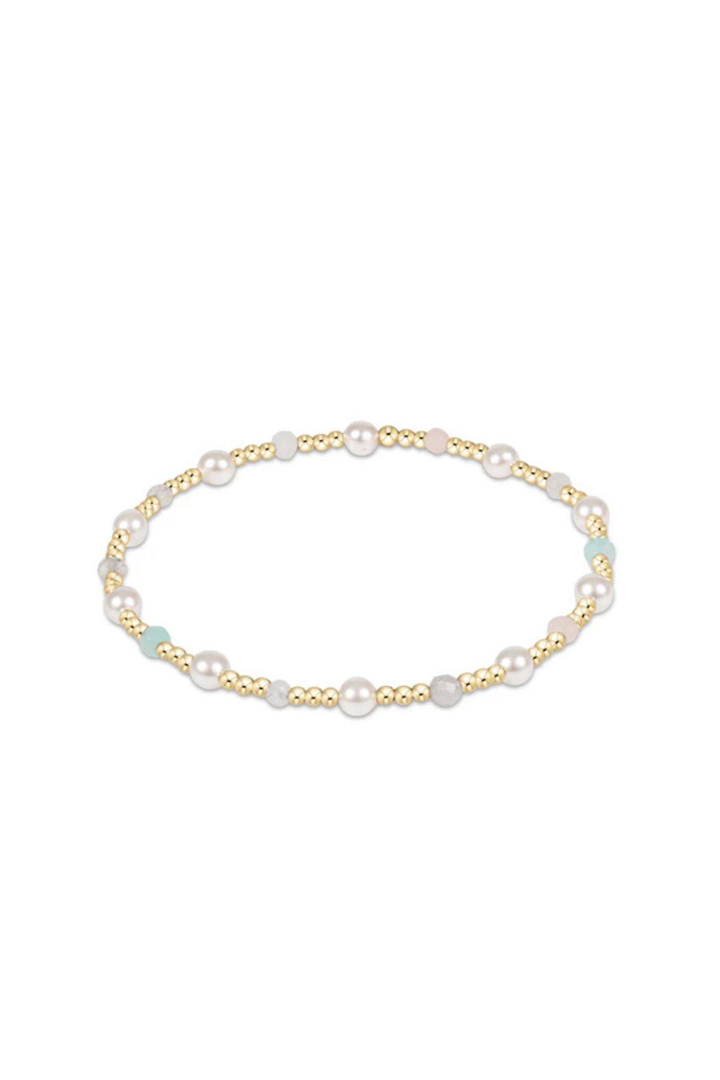 Pearl Sincerity Gemstone 4MM Bead Bracelet