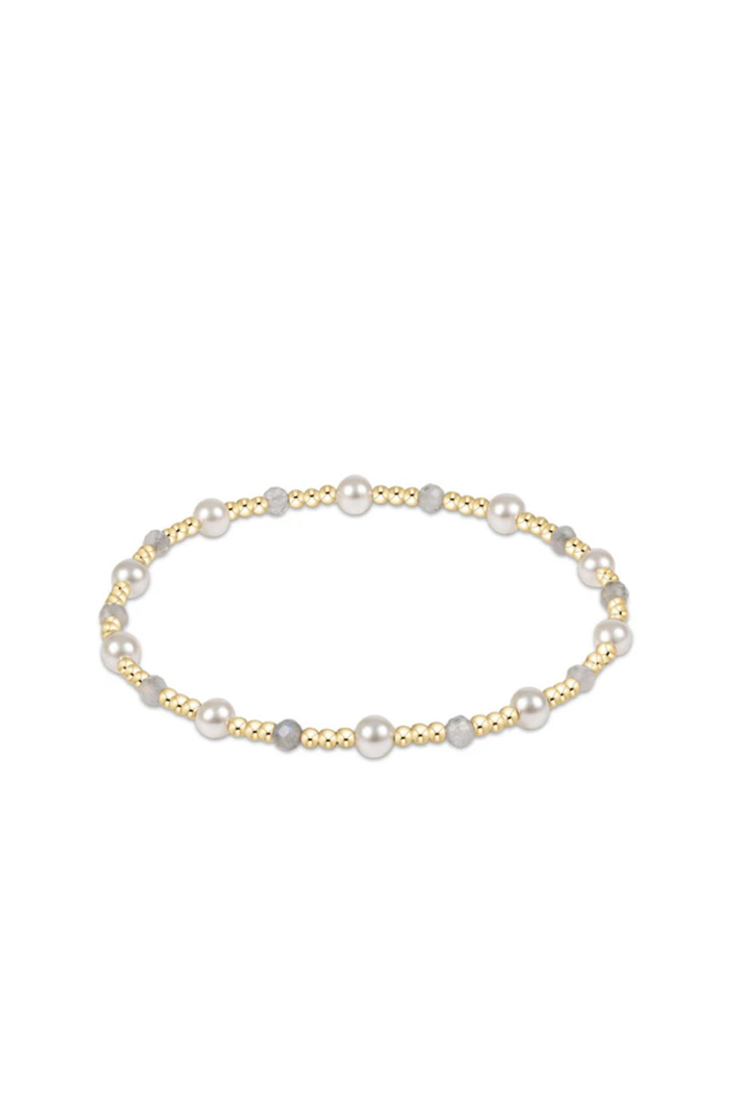 Pearl Sincerity Gemstone 4MM Bead Bracelet