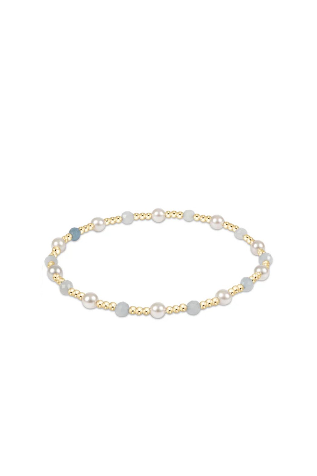 Pearl Sincerity Gemstone 4MM Bead Bracelet
