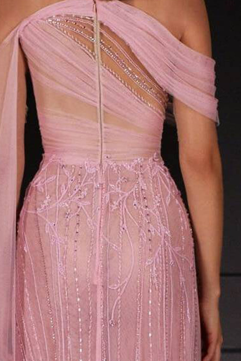 Starlit Off-the-Shoulder Maxi Dress