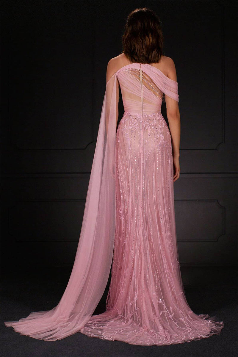 Starlit Off-the-Shoulder Maxi Dress