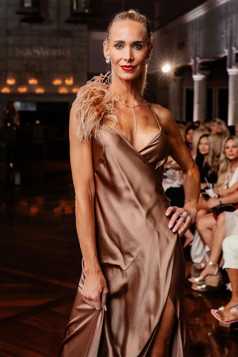 Tatev Satin Wrap Maxi Dress