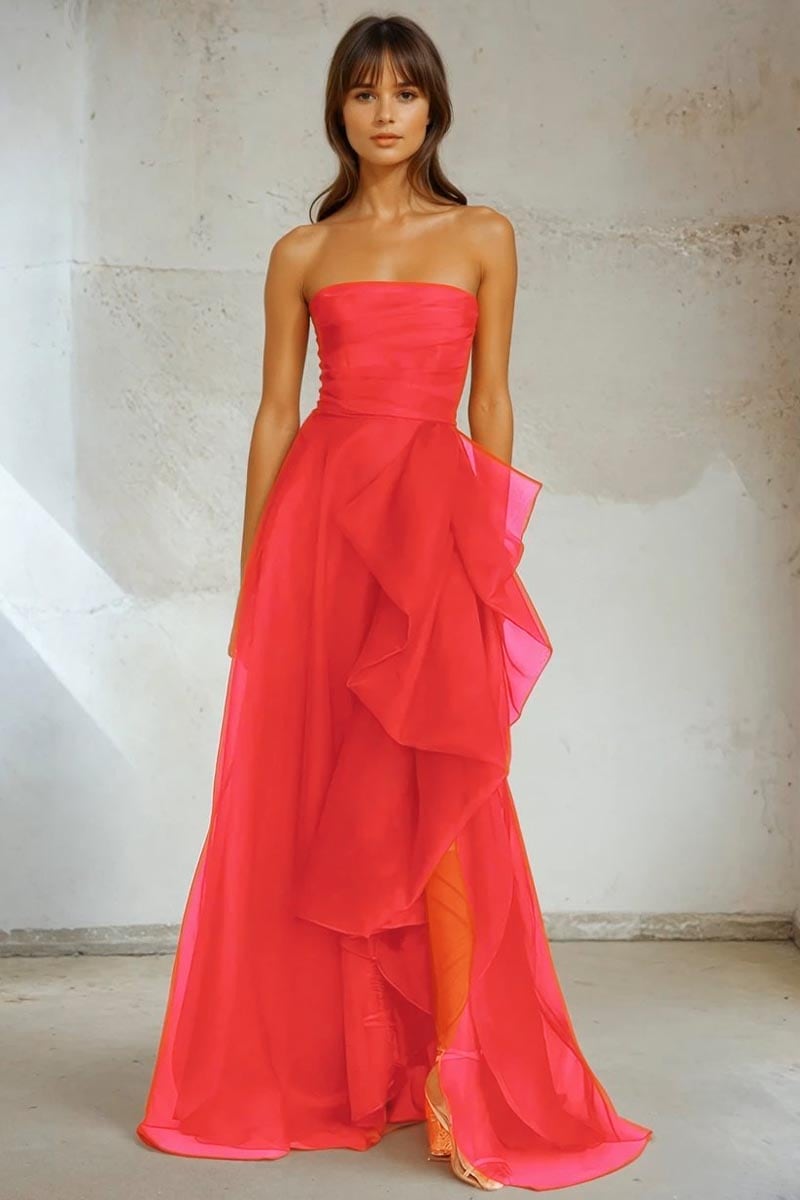 Zoya Strapless Maxi Dress