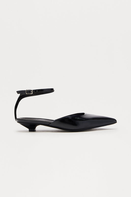 Senses Kitten Heel Pumps - Black
