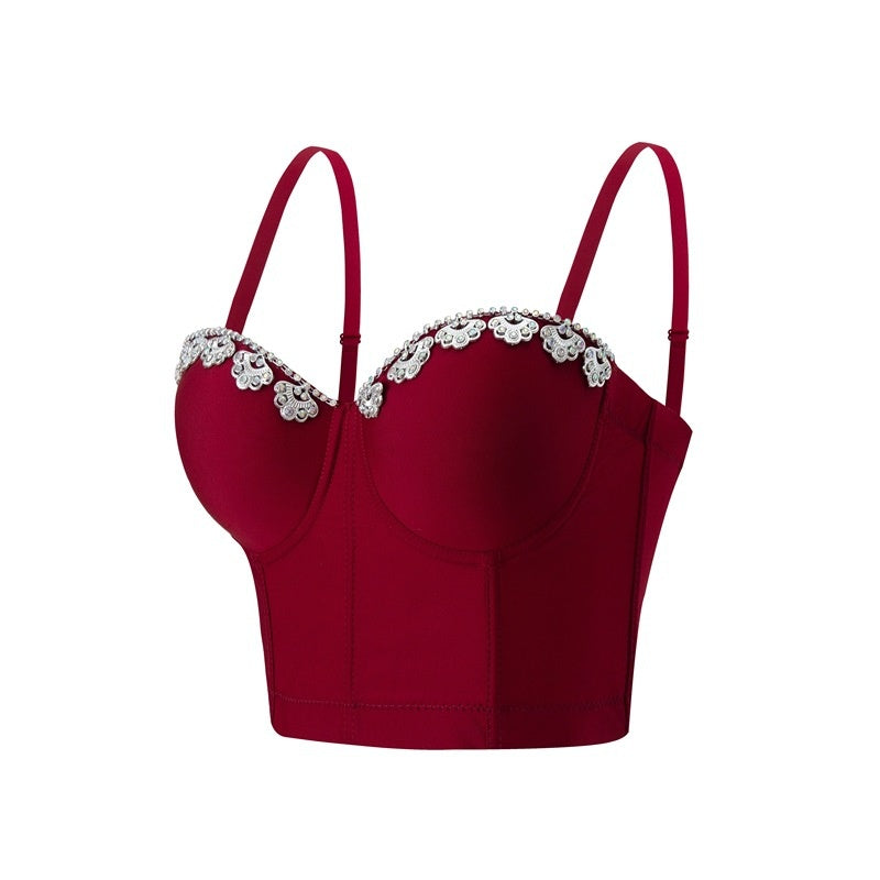 Tight fishbone corset top