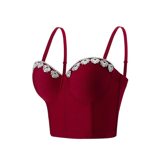 Tight fishbone corset top