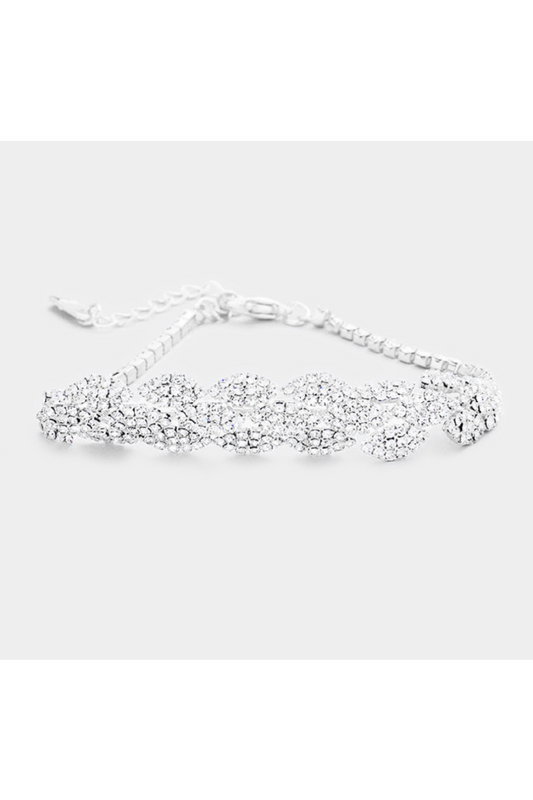 Leaf Crystal Bracelet